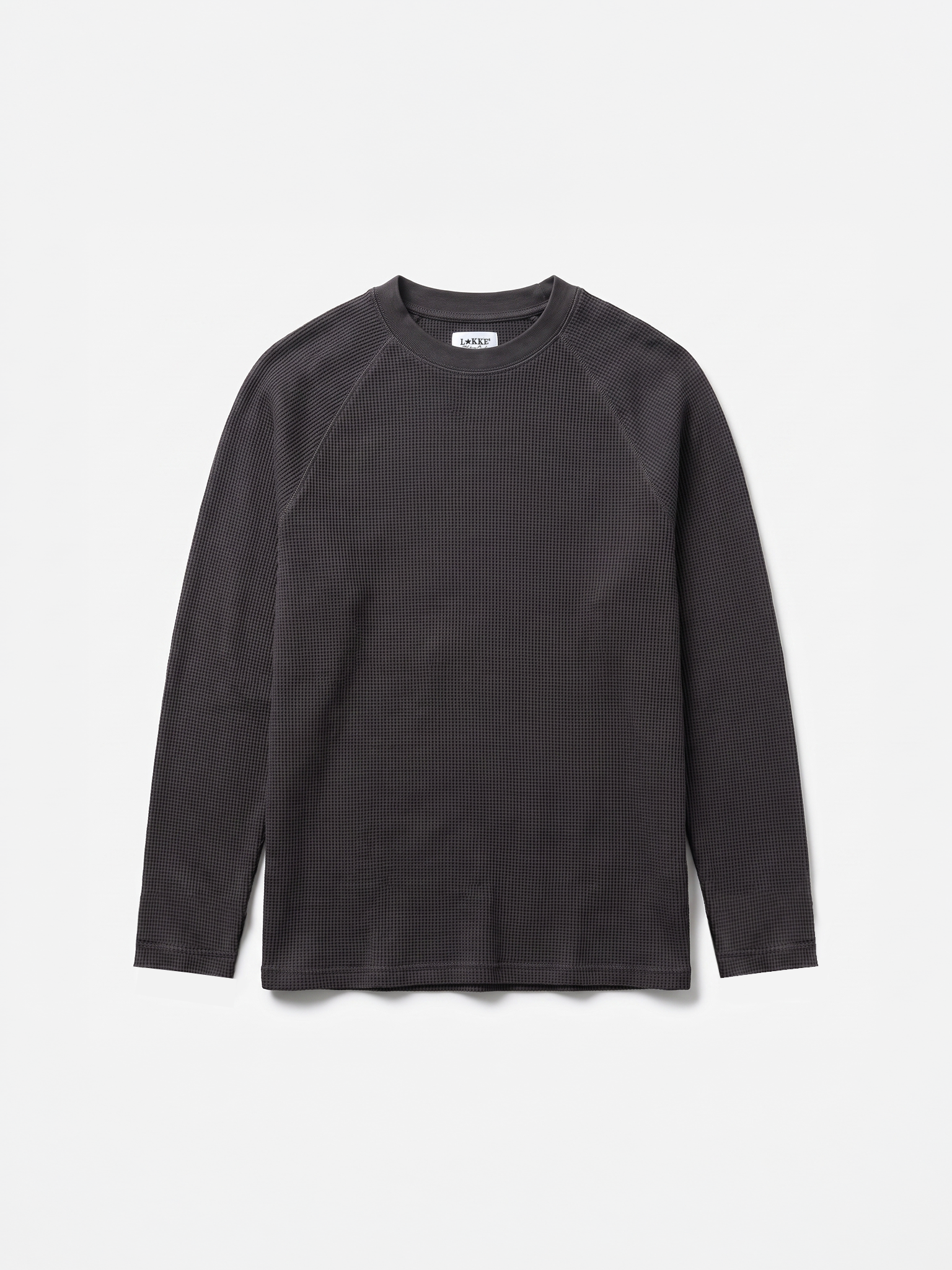 WAFFLE LONGSLEEVE (BLACK)